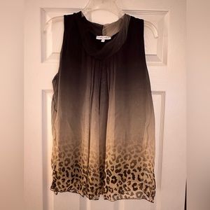 Tempo Paris, new women’s animal print shirt, size medium